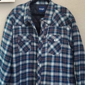 Flannel Wrangler Lined Jacket,XXL